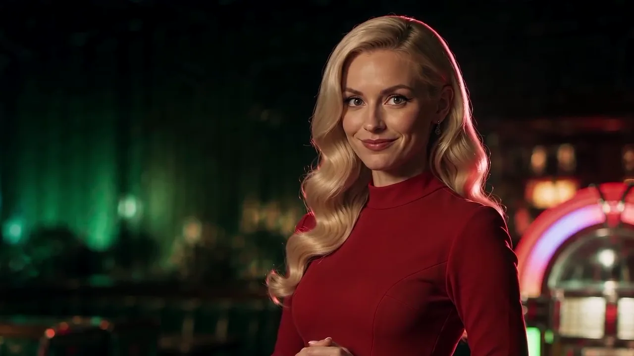 Кадр из видеоразбора Pin-Up с ведущей